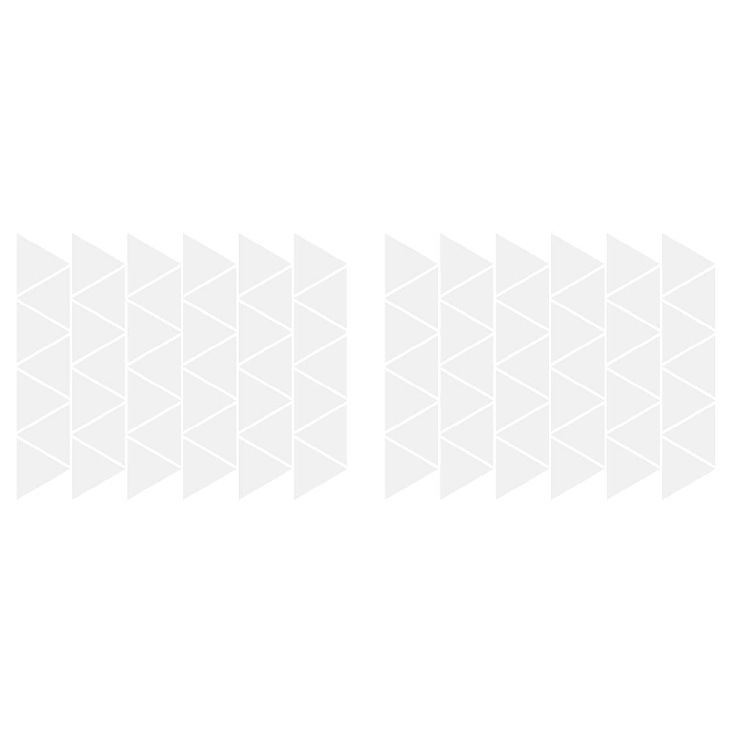 LiteMark 2 Inch Black Removable Triangle Decals - Pack of 84