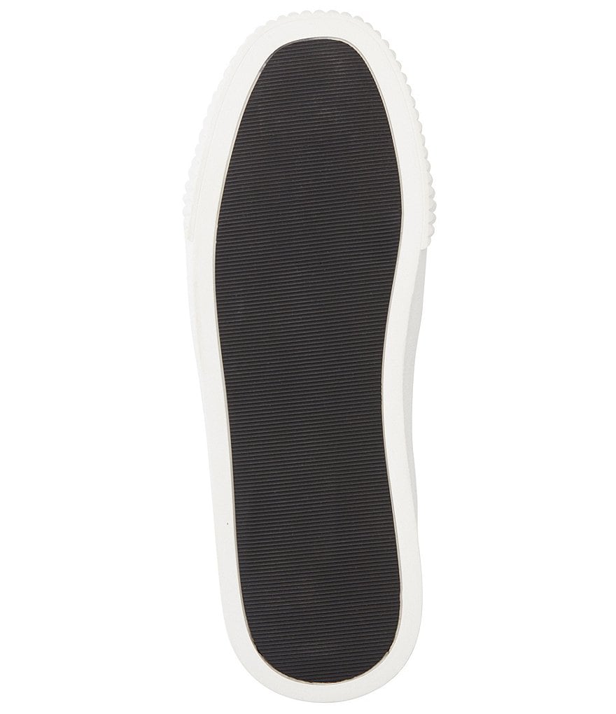 KARL LAGERFELD PARIS Jeren Lace Rhinestone Ankle Strap Leather Sneakers