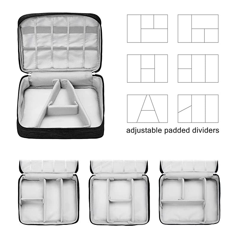 Electronic Organizer Travel Universal Cable Organizer Electronics Accessories Cases for Cable Charger Phone USB SD Card