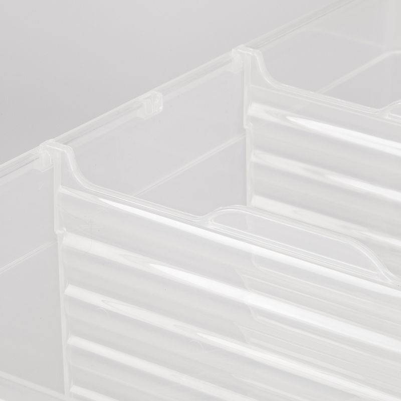 IRIS Divided Storage Box, 1 Pack, Clear