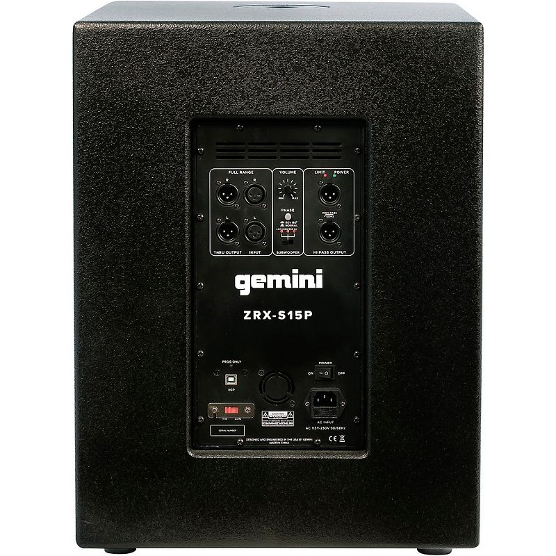 Gemini Gemini ZRX-S15P 15 in. Powered Subwoofer