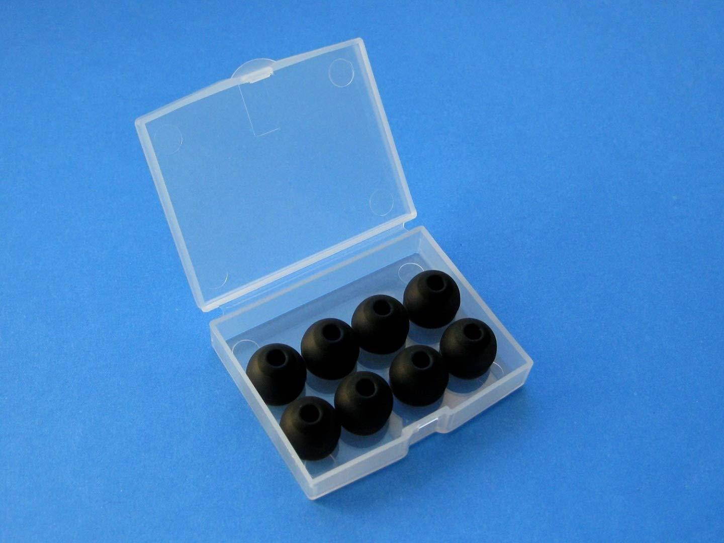 8pcs (B)- Large (L) Replacement Earbuds Eartips Set for Jaybird Bluebuds X Premium Bluetooth In Ear Earphones/Headphones