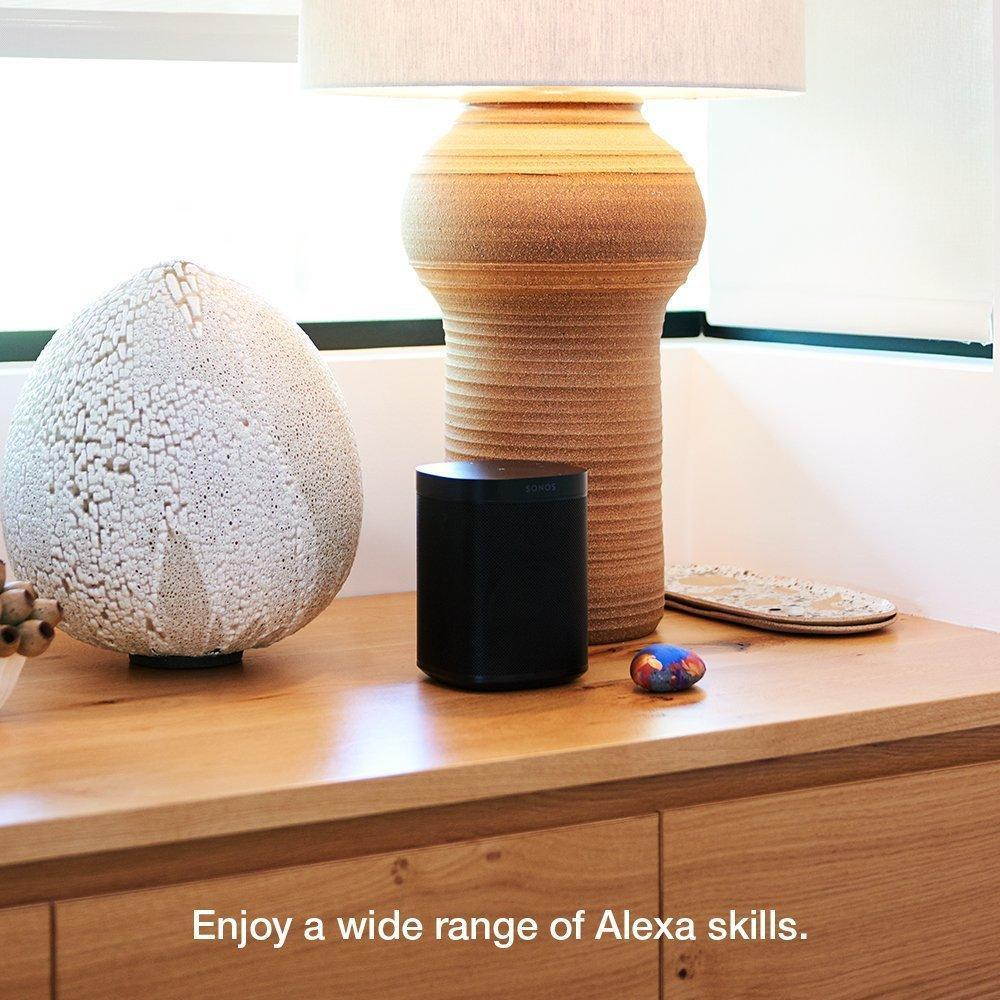 Sonos One Smart Speaker With Alexa Built In - Black