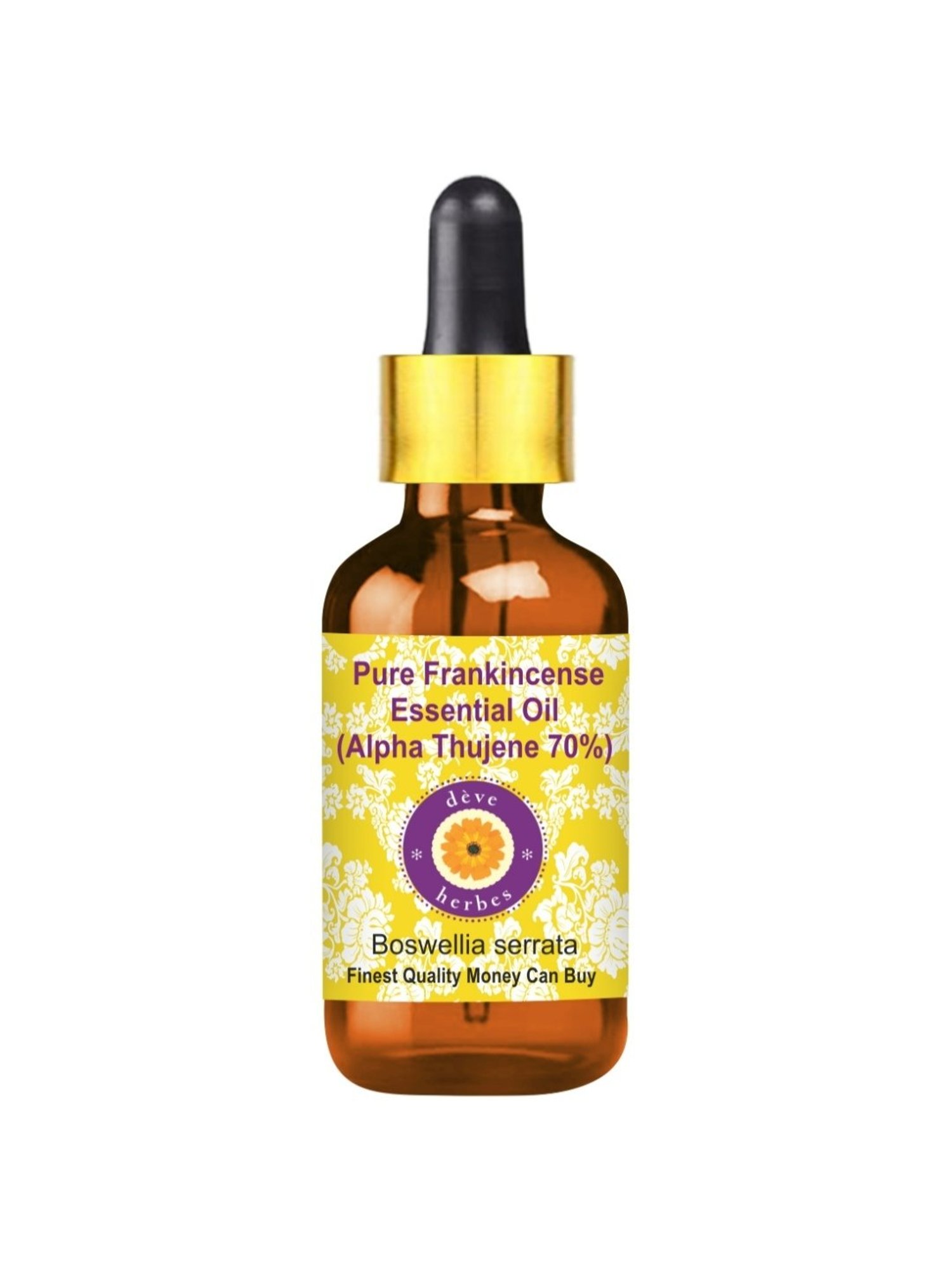 Deve Herbes Pure Frankincense Essential Oil with Glass Dropper - 15 ml