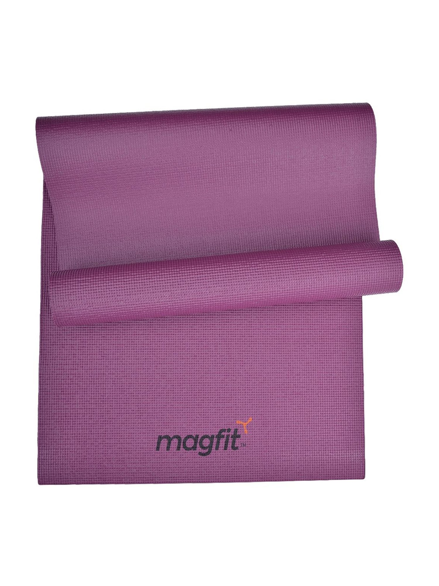MagFit Purple PVC Yoga Mat with Mat Bag (6 mm)