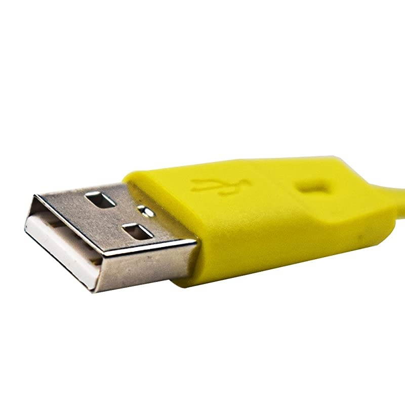 Boom Charger Cable Power Cord Line Compatible for Logitech Boom Boom2 Megaboom Miniboom Roll Wireless Speaker Yellow