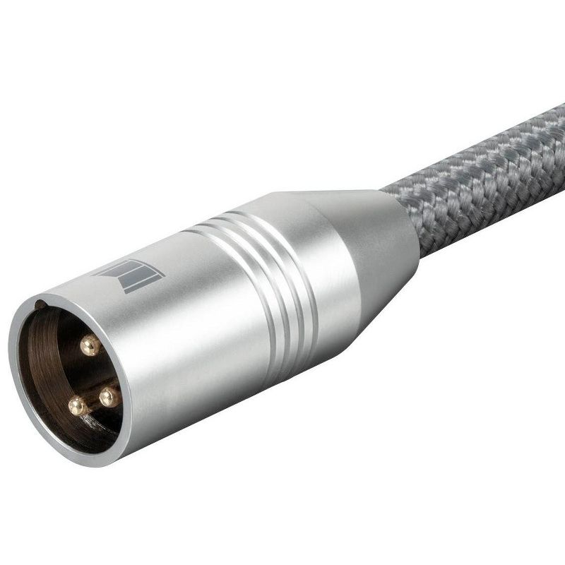 Monolith XLR Balanced M/F Audio Cable - 2 Meter, 24K Gold Plated Auxiliary Cord , Oxygen Free Copper, Professional, Premium Home Audio