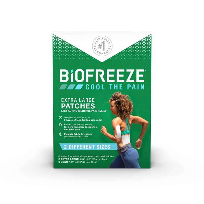 Biofreeze Extra Large Patch - 4pc