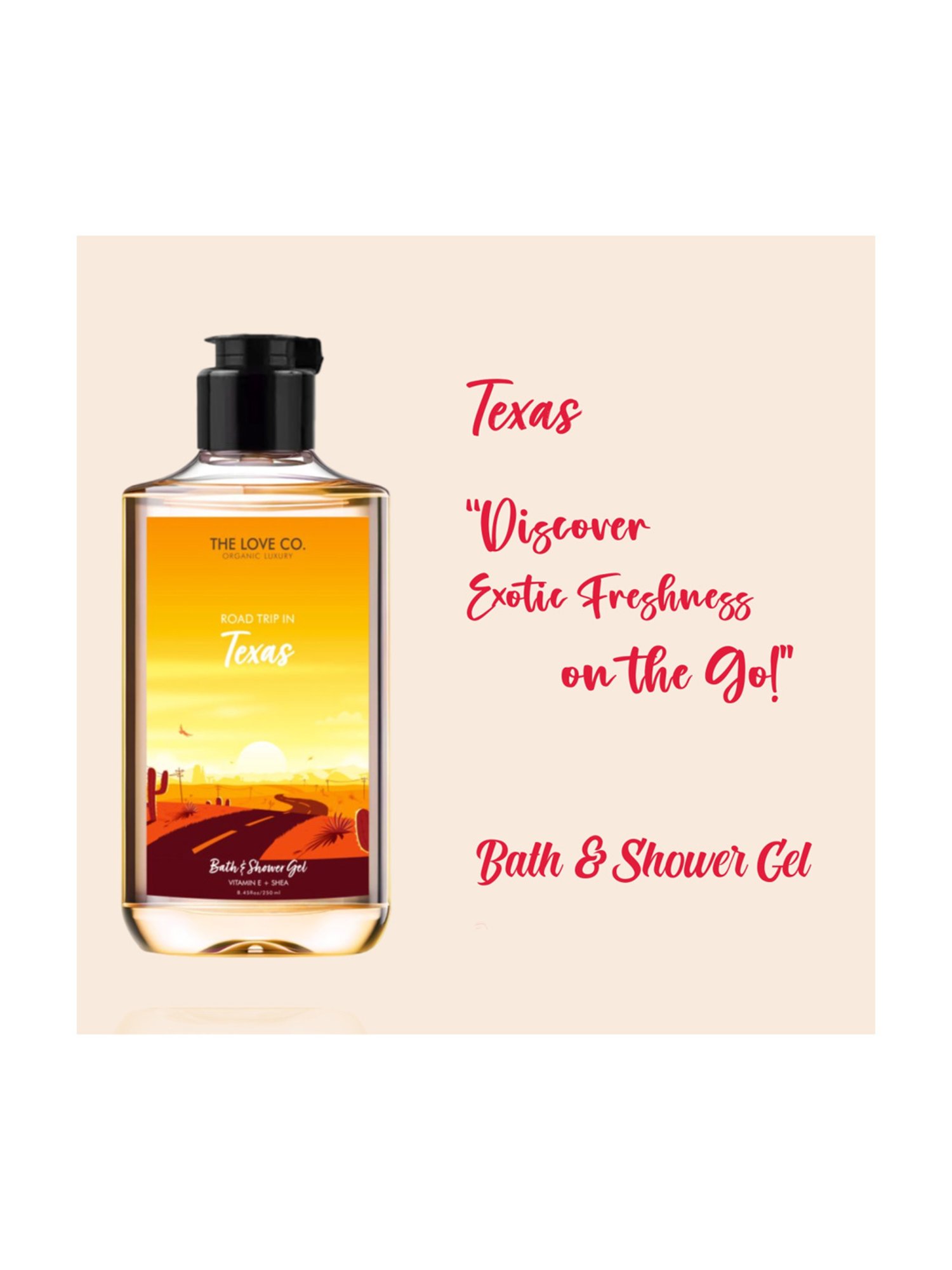 The Love Co. Texas Body Wash - 250 ml