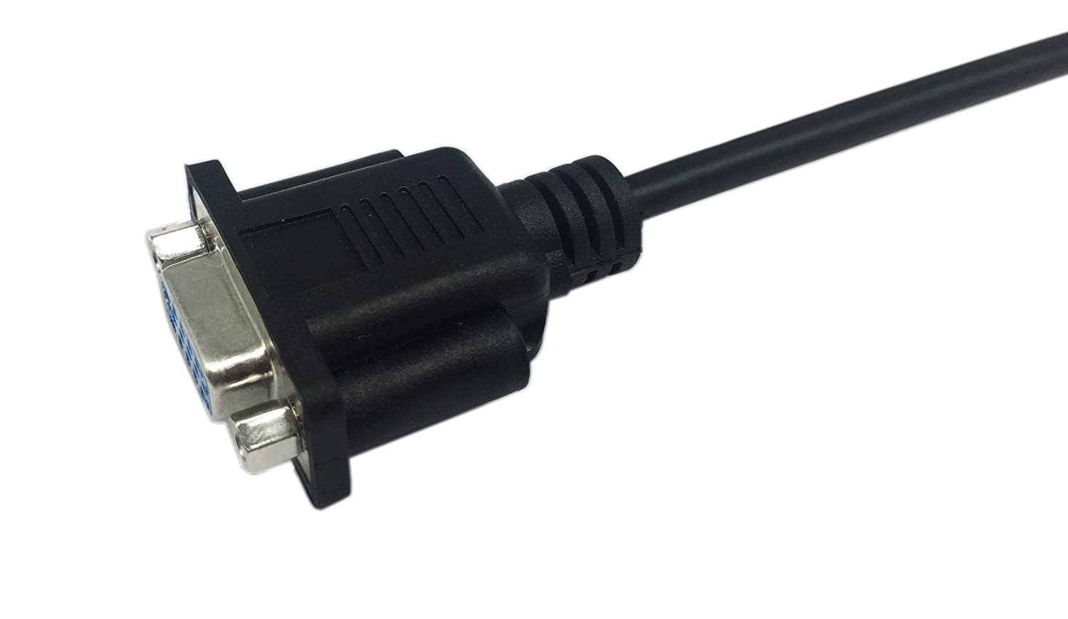 CERRXIAN 1ft VGA SVGA 15 Pin HD15 Female to Female Gender Changer Adapter Extension Video Monitor Cable for PC Laptop TV Porjectorff