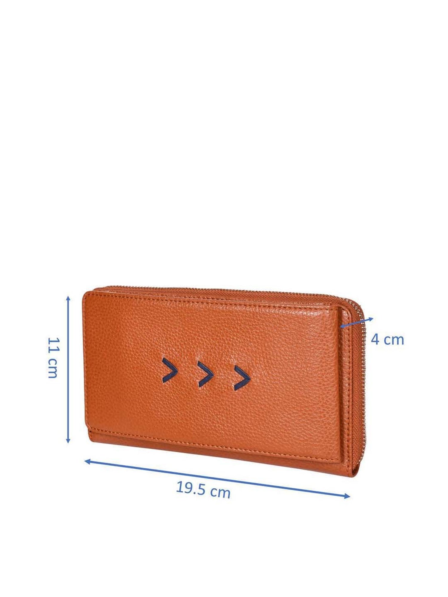 SASSORA Brown Textured Mobile Pouch