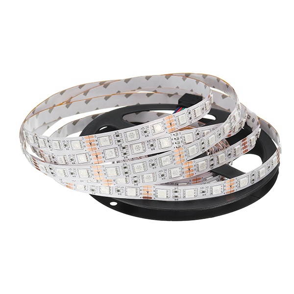 5M 60W SMD5050 Non-waterproof RGB LED Strip Light + WiFi Controller + Remote Control + Adapter DC12V US Plug