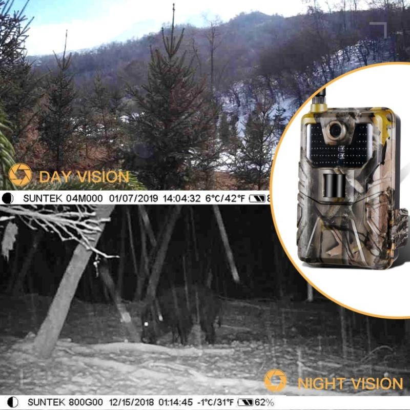 New 16MP 1080P Wildlife Trail Camera Photo Traps Night Vision 2G SMS MMS SMTP Email Cellular Hunting Cameras HC900M Surveillance