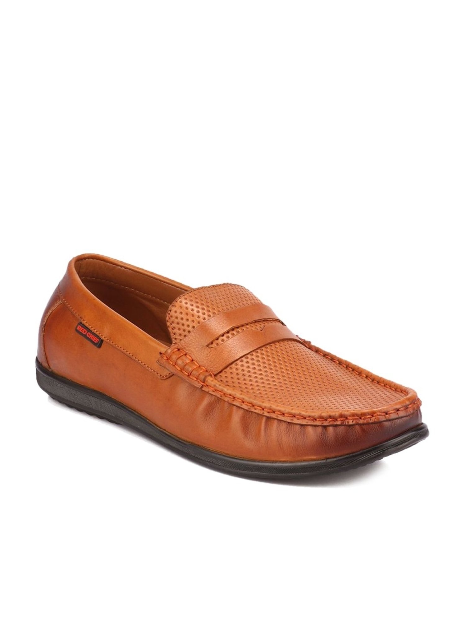 Red Chief Men's RC3615 Camel Casual Loafers