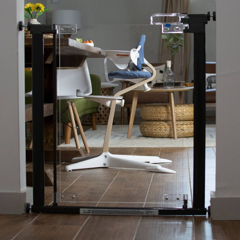 Qdos Crystal Designer Baby Safety Gate - Pressure Mount