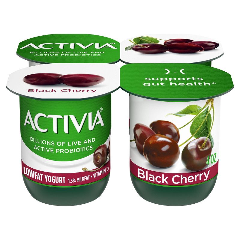 Dannon Activia Cherry Probiotic Yogurt - 4pk/4oz