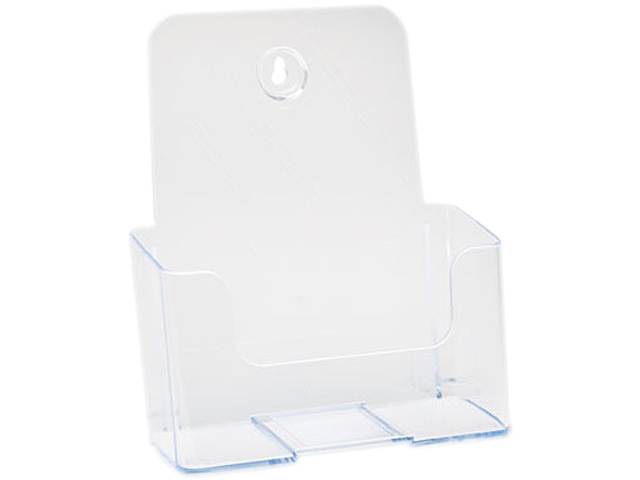 DocuHolder for Countertop or Wall Mount Use, 6-1/2w x 3-3/4d x 7-3/4h, Clear