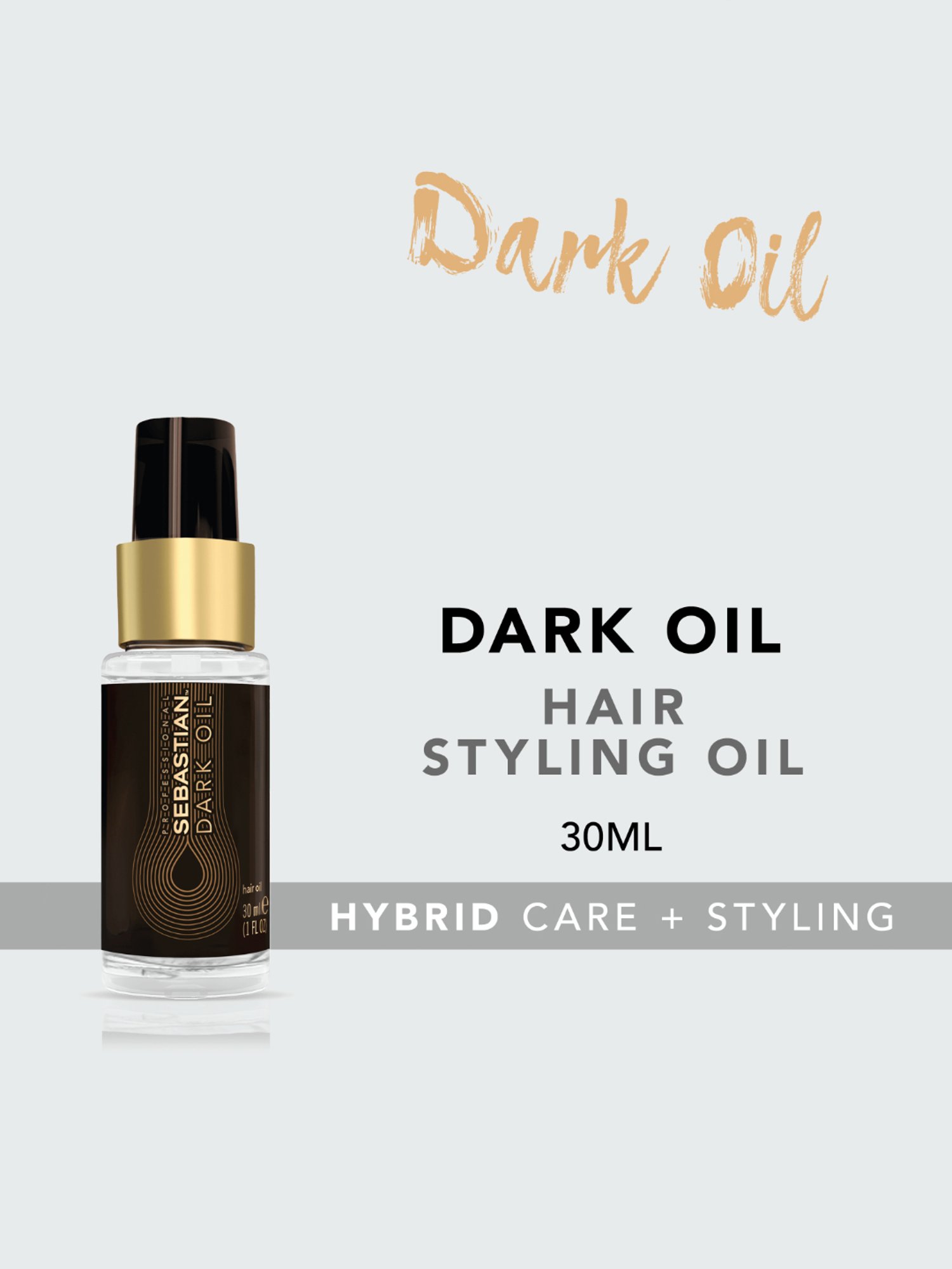 Sebastian Professional Dark Oil Hair Styling Oil - 30 ml