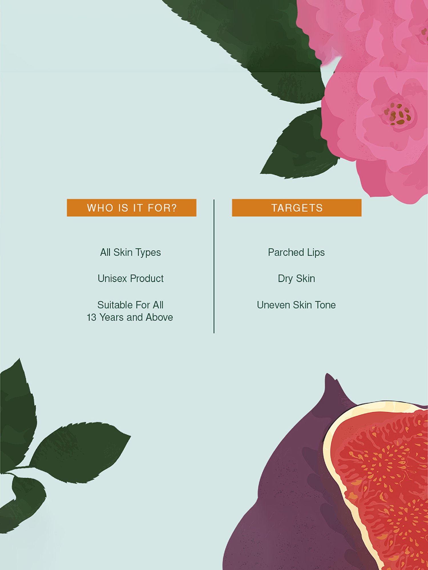 Juicy Chemistry Damask Rose & Fig Organic Lip Balm - 5 gm