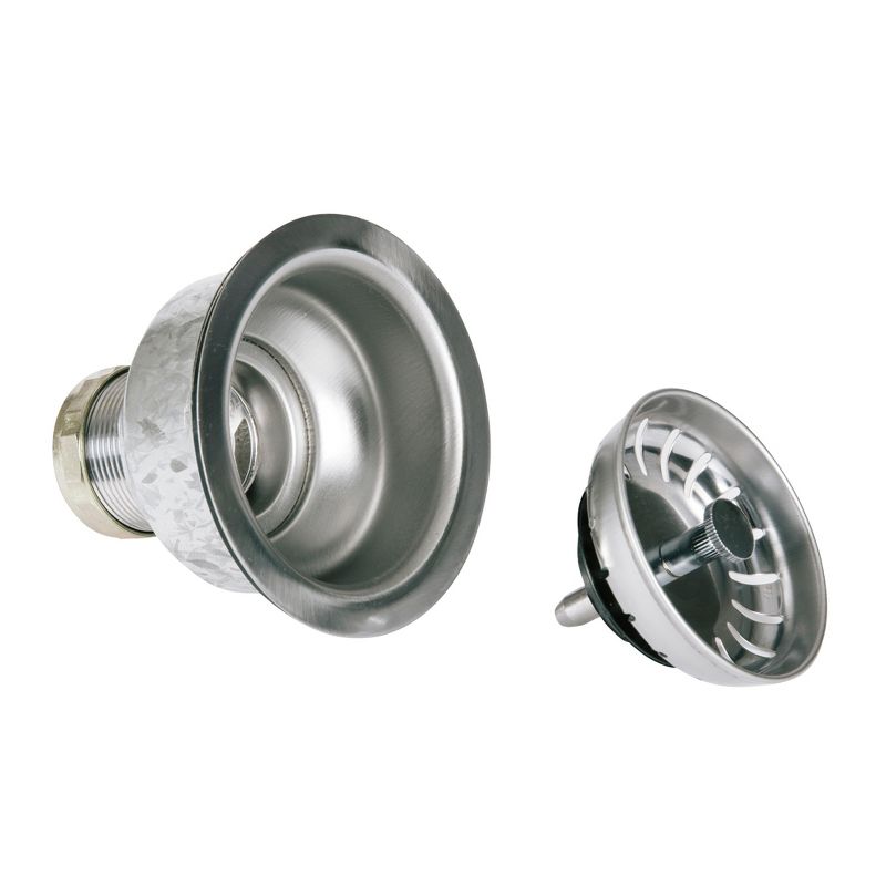 Coyote C1SINK1618 Universal 16x18 Inch Stainless Steel Sink with Drain & Strainer