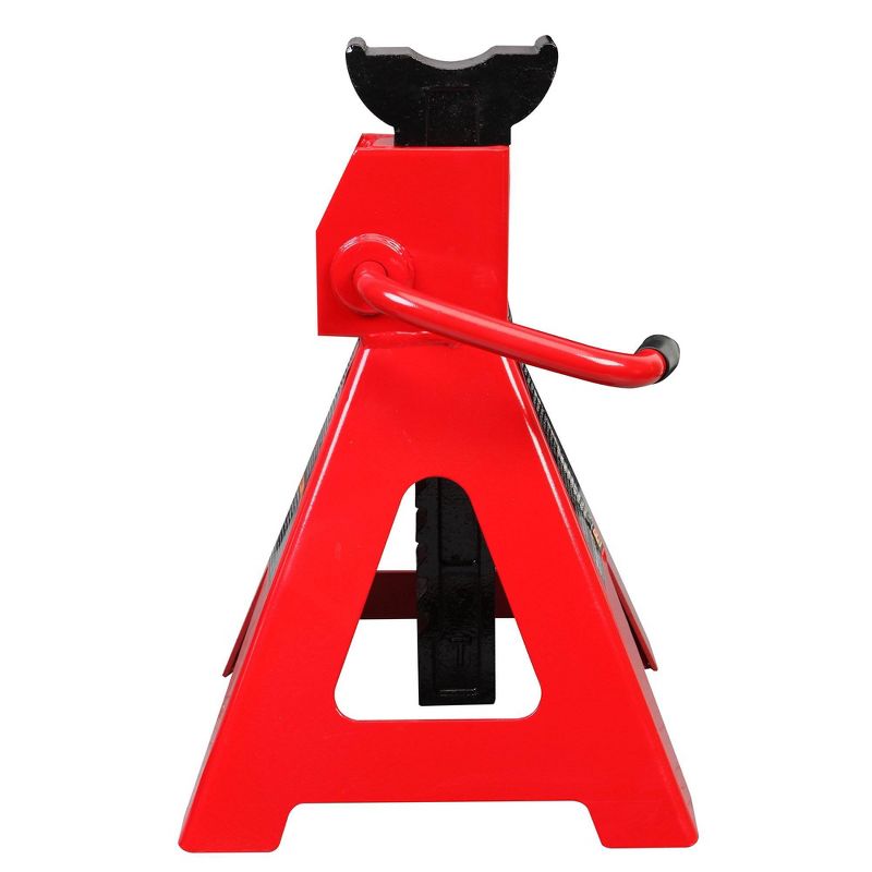 Torin Big Red 12 Ton Capacity Ratchet Style Heavy Duty Steel Jack Stands, 1 Pair