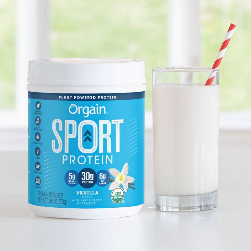 Orgain Organic Sport 30g Protein Powder - Vanilla - 20.16oz
