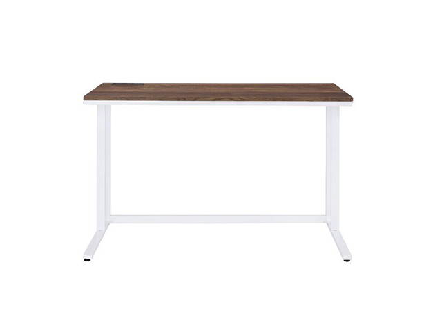 Computer Desk, 47 inch Student Desk Folding, Writing Desk for Home Office, Built-in USB Port Gaming Desk Wood Small Office Table for Teen Working & Crafting, Black,GT125