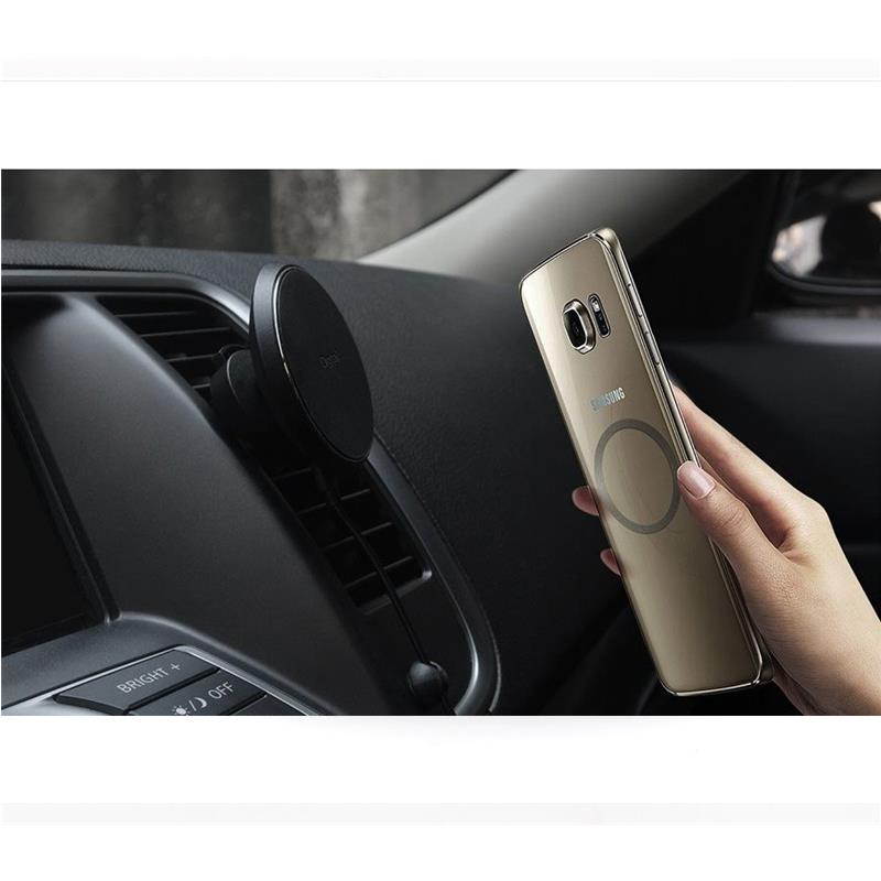 Wireless QI Car Charger Magnetic Air Vent Mount