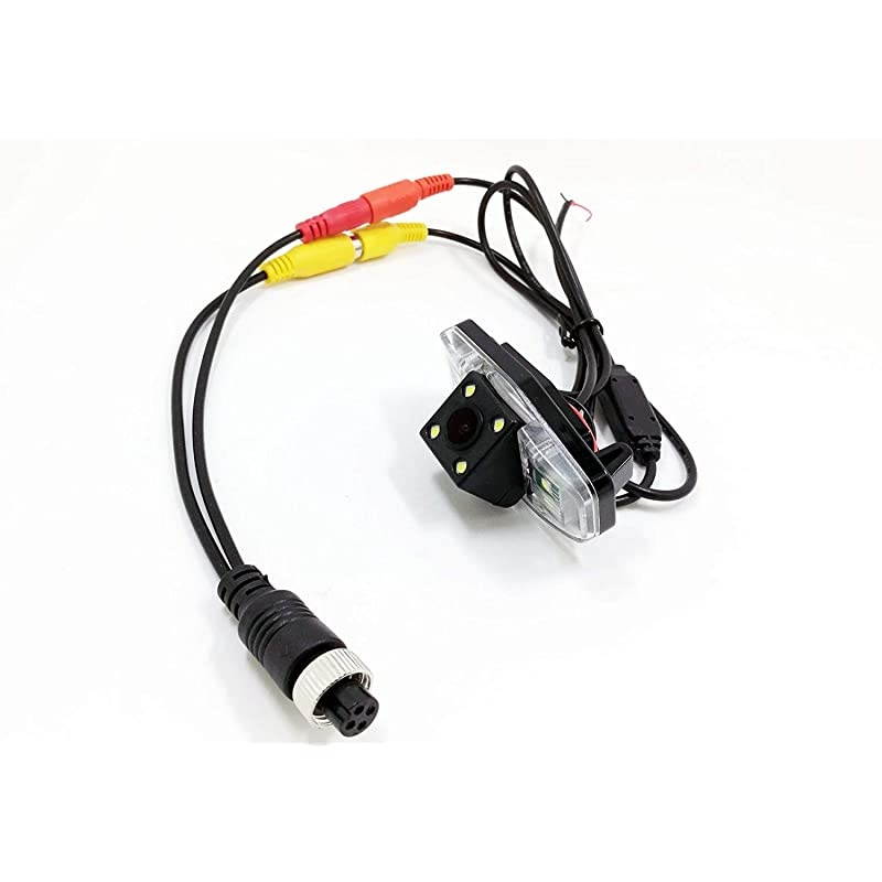 pcs Pack M1Adapter 4 Pin Female Aviation Plug to RCA AV + DC Male Extension Cable for Car Camera