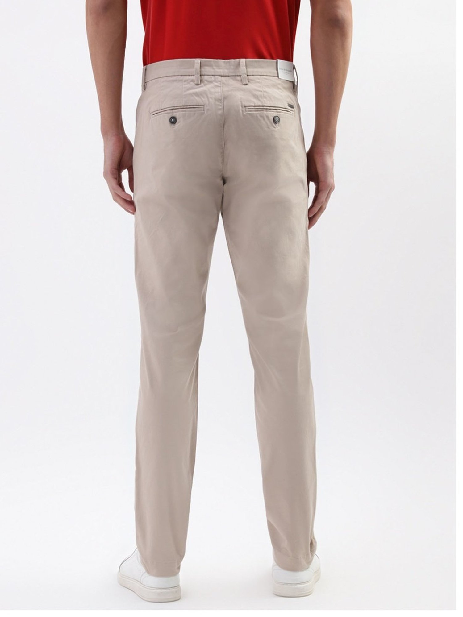 Bruun & Stengade Beige Slim Fit Chinos