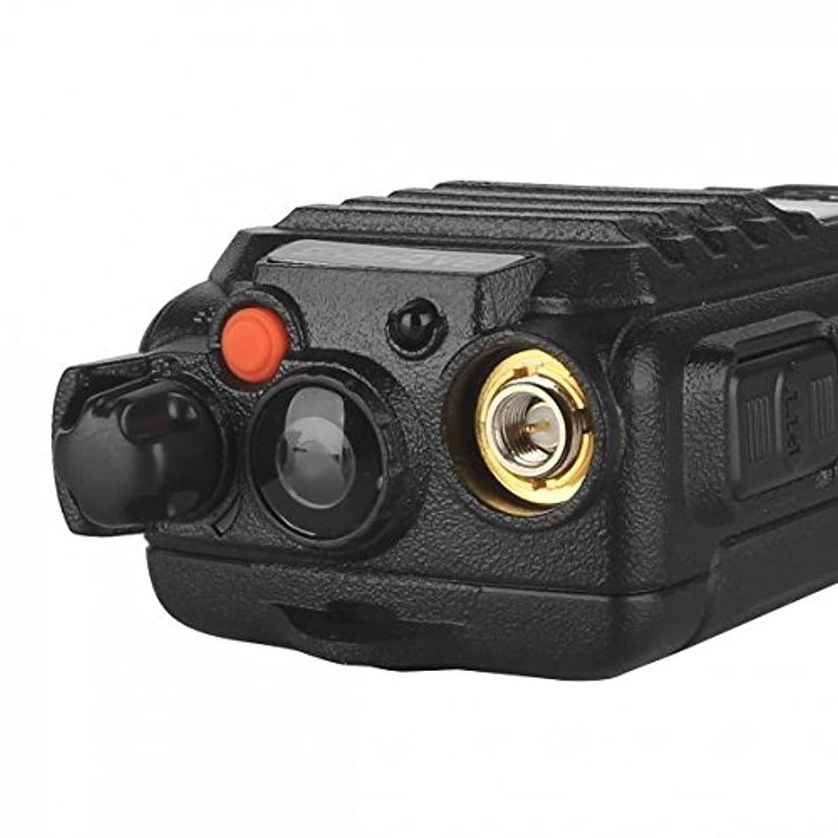 BaoFeng GT-3WP Dual Band Two-Way Radio, Waterproof Dustproof IP67 Walkie Talkie Transceiver, VHF/UHF 136-174/400-520MHz, with Programming Cable, Black, 2 Pack