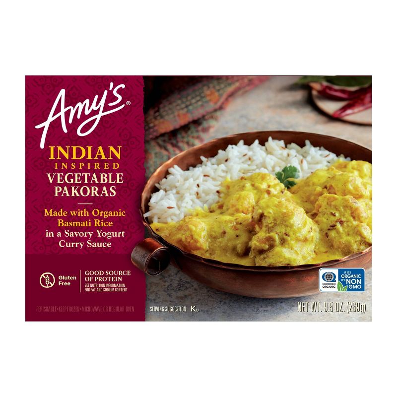 Amy's Kitchen Frozen Indian Inspired Vegetable Pakoras - 9.5oz