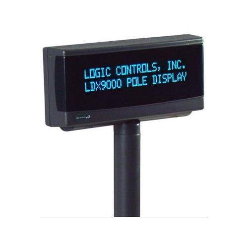 LOGIC CONTROLS LDX9500UP-GY POLE DISPLAY 9.5mm Std UB Port-pwr GRAY