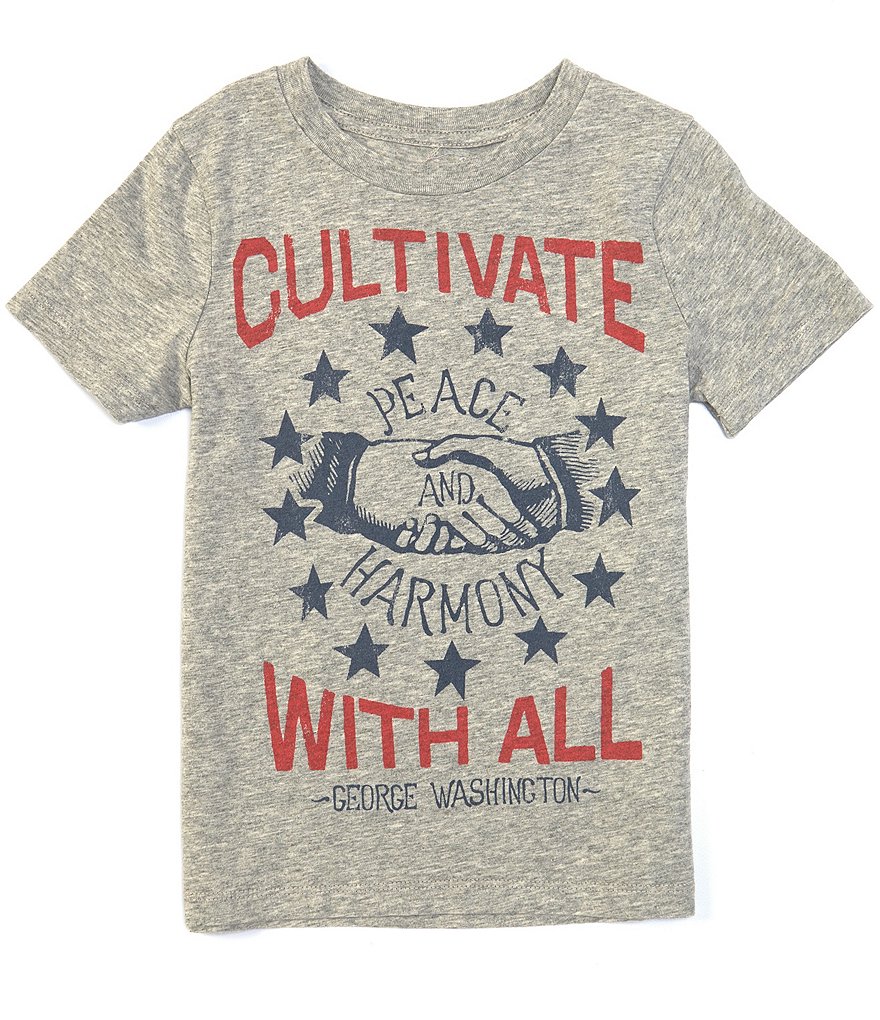 Peek Little/Big Boys 2T-12 Short-Sleeve Modesto Cultivate Peace Graphic Tee