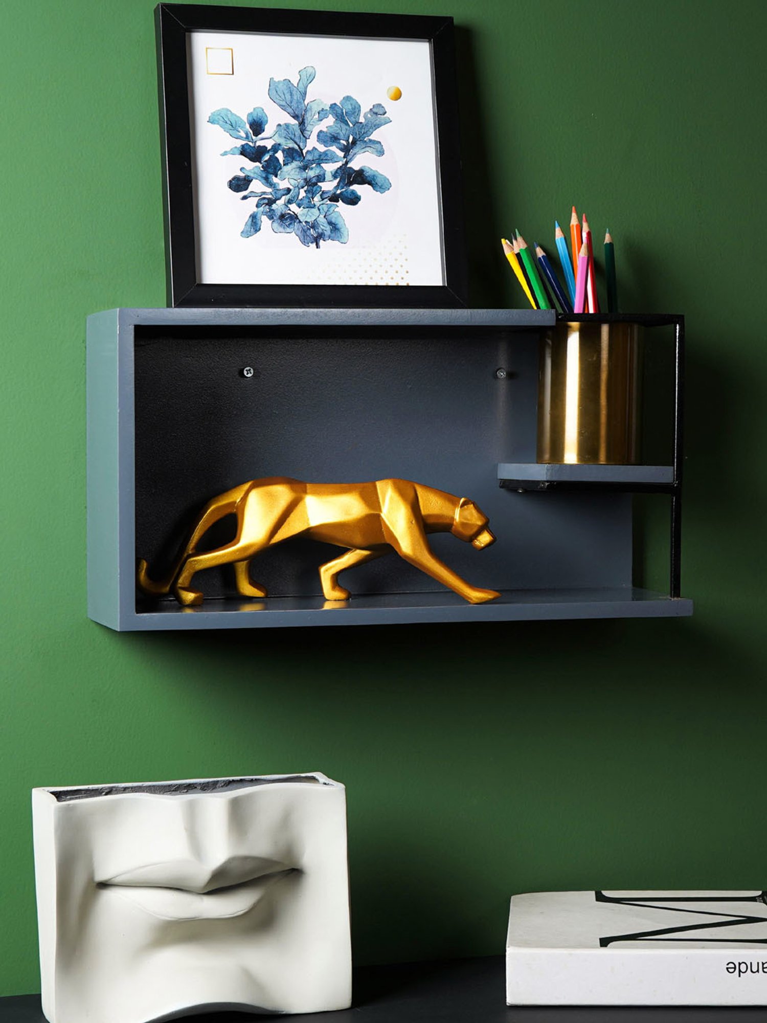 Nilkamal Cora White Engineered Wood TV Entertainment Unit with 2 Shelves