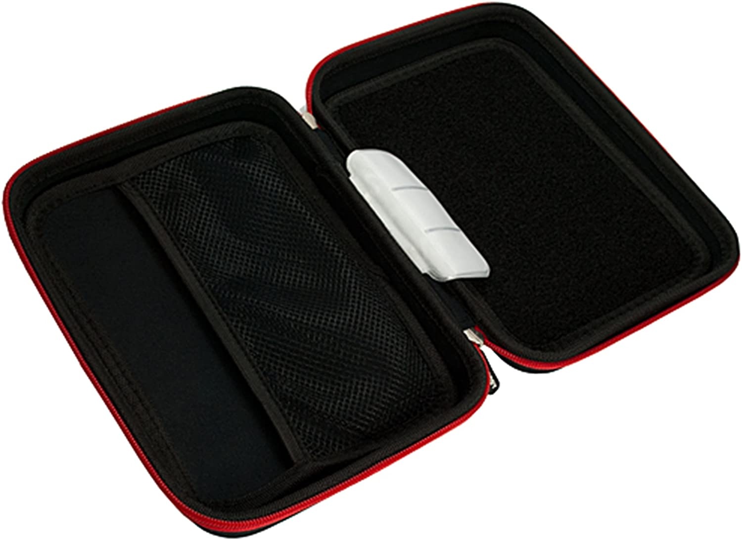 VanGoddy Black Red Hard Shell Carrying Case Suitable for LG Portable HD LED Projector PH150B PH150G, MiniBeam PH30JG PH550 PV150G