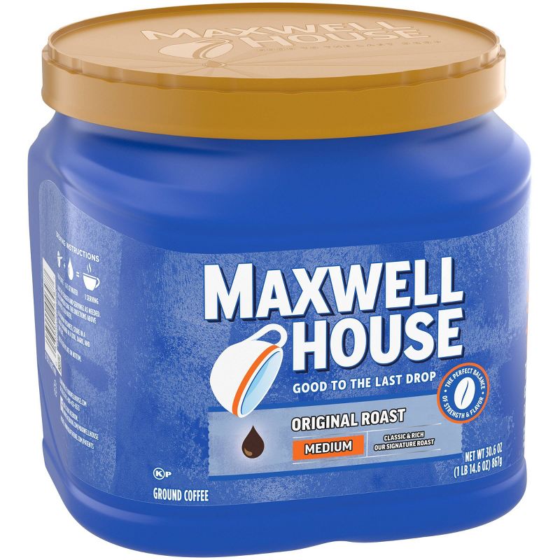 Maxwell House Original Medium Roast Ground Coffee - 30.6oz