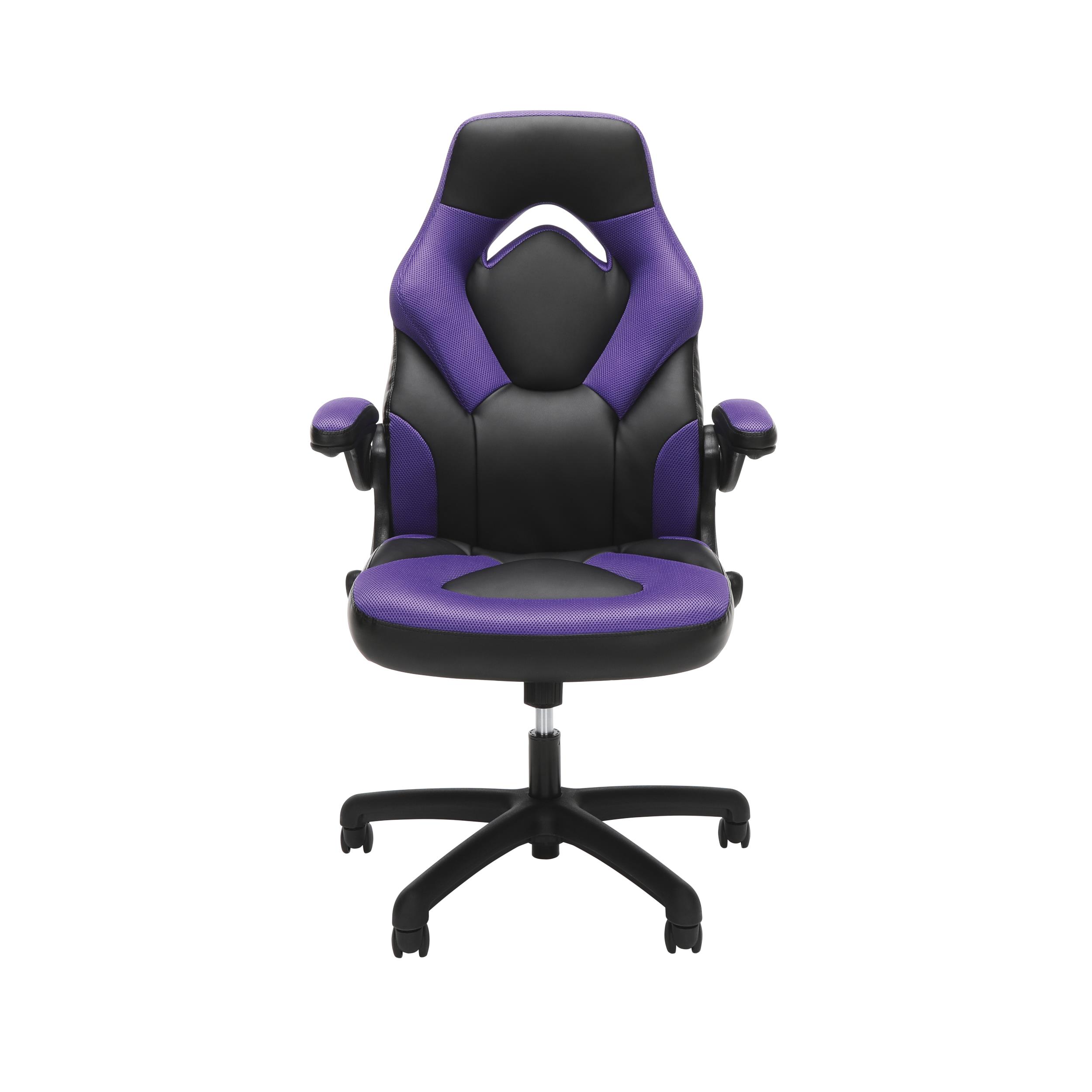 Gaming Chair, Racing Style Computer Desk Chair Padded Armrests Ergonomic Lumbar Support Adjustable Height