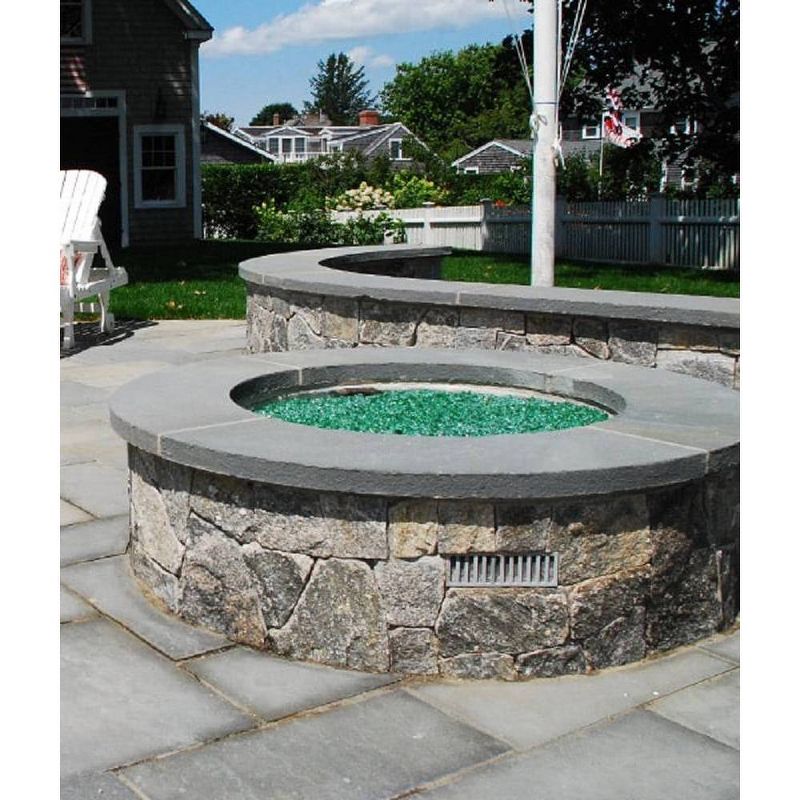 Fire Pit Fire Glass - Green - AZ Patio Heaters