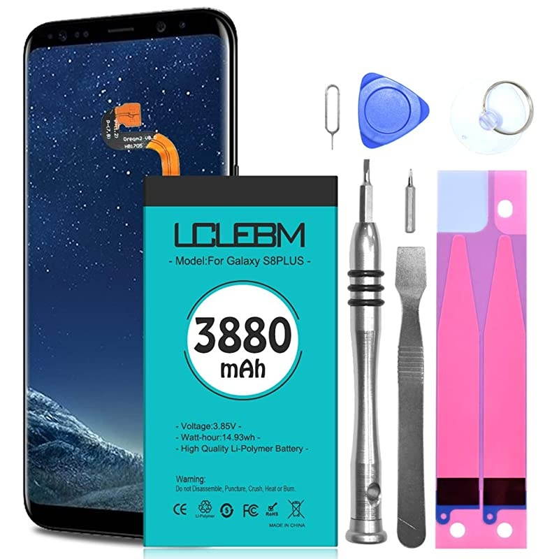 Galaxy S8 Plus Battery 3880mAh S8 Plus Battery  Battery Replacement for Samsung Galaxy S8 Plus G955 G955V G955A G955T G955P G955F S8 Plus Battery Replacement with New Replacement Kits