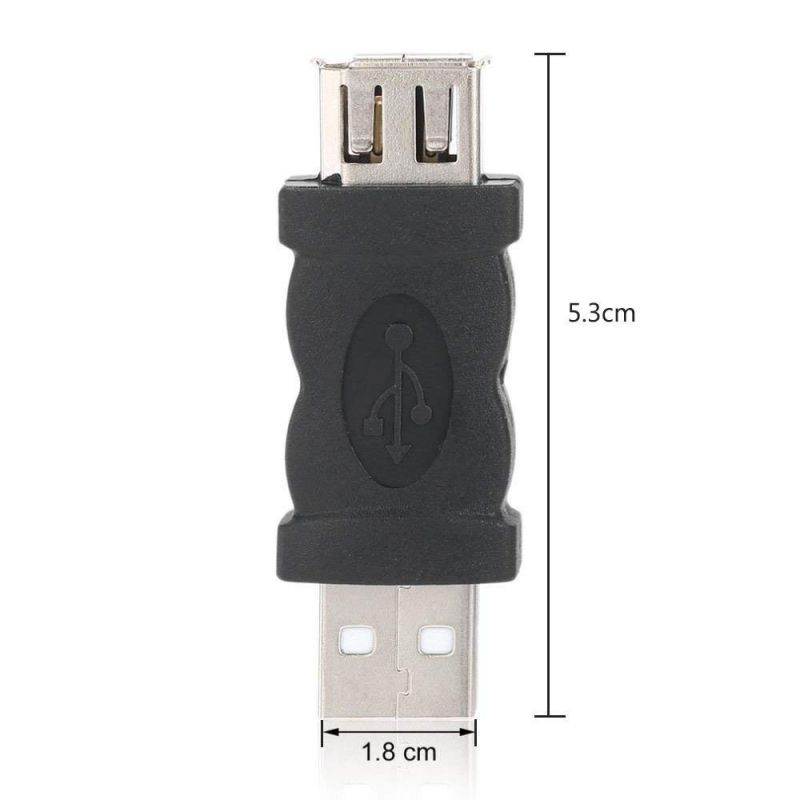 ANiceSeller Firewire IEEE 1394 6 Pin Female to USB Male Adaptor Convertor 2pcs