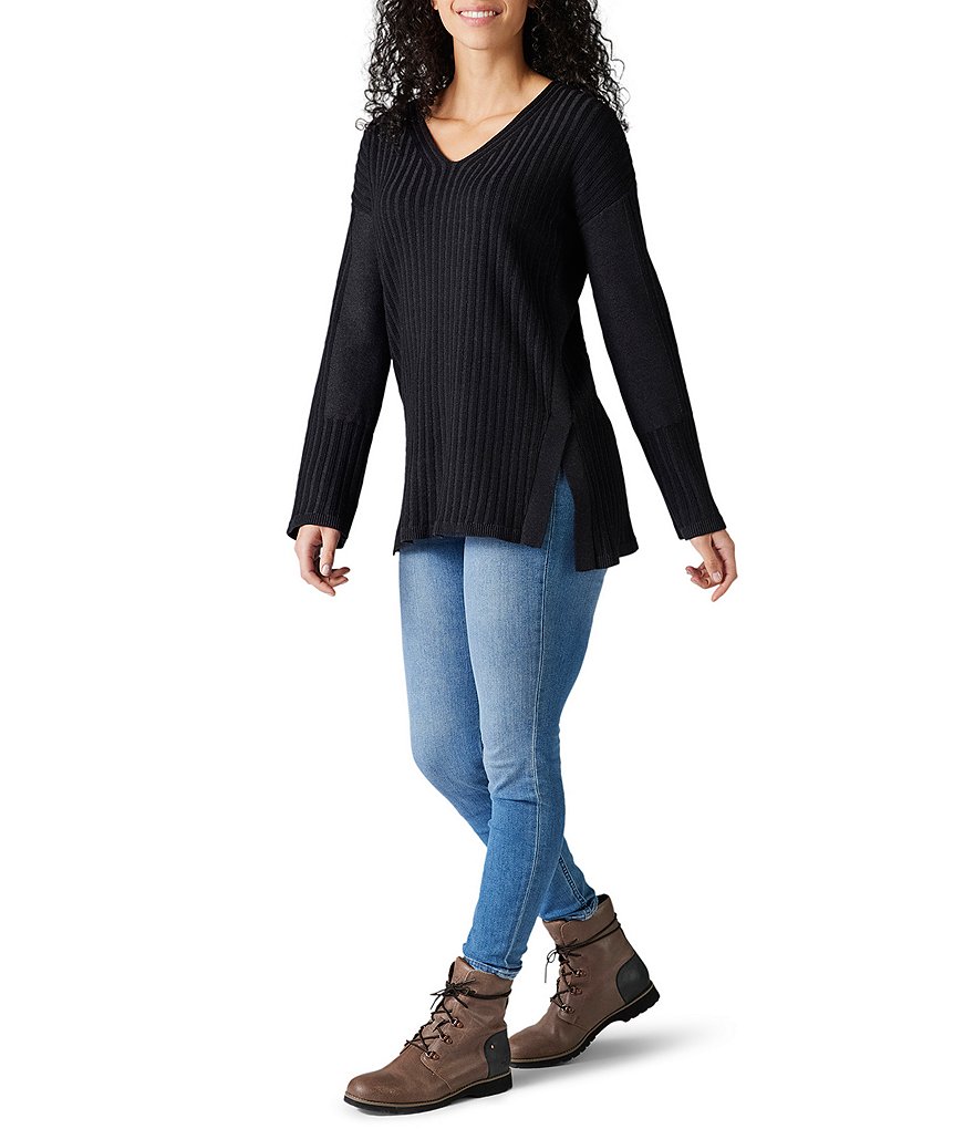SmartWool Shadow Pine V-Neck Rib Heavyweight Sweater