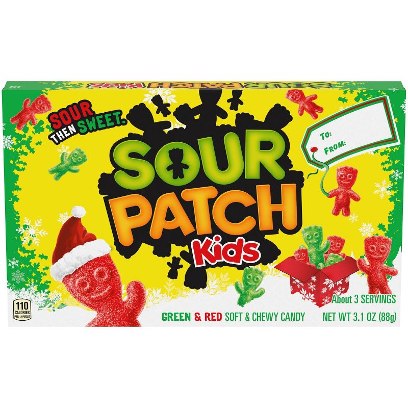 Sour Patch Kids Holiday Theater Box - 3.1oz