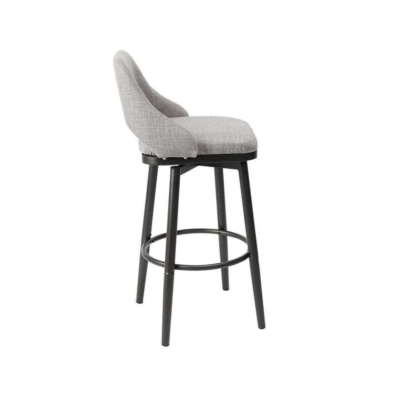 Adjustable Height Barstool Gunmetal - Silverwood