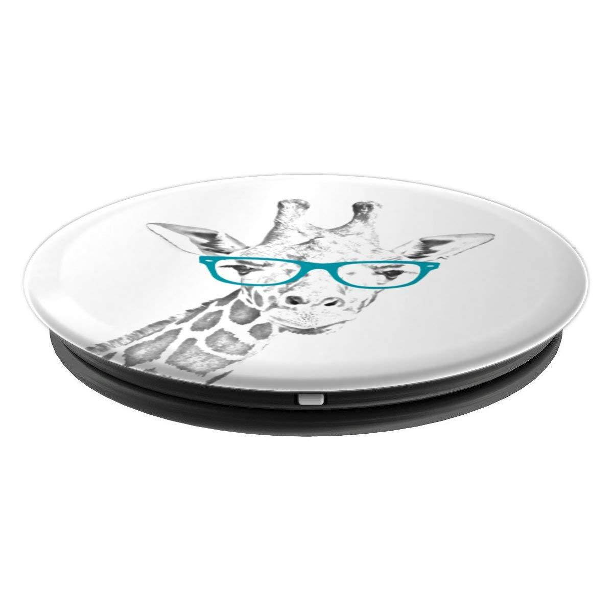 Giraffe wearing Teal Glasses