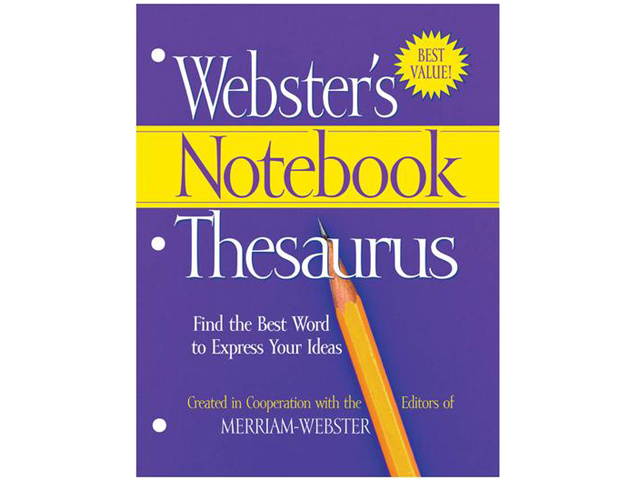 Advantus Notebook Thesaurus, Three Hole Punched FSP0573