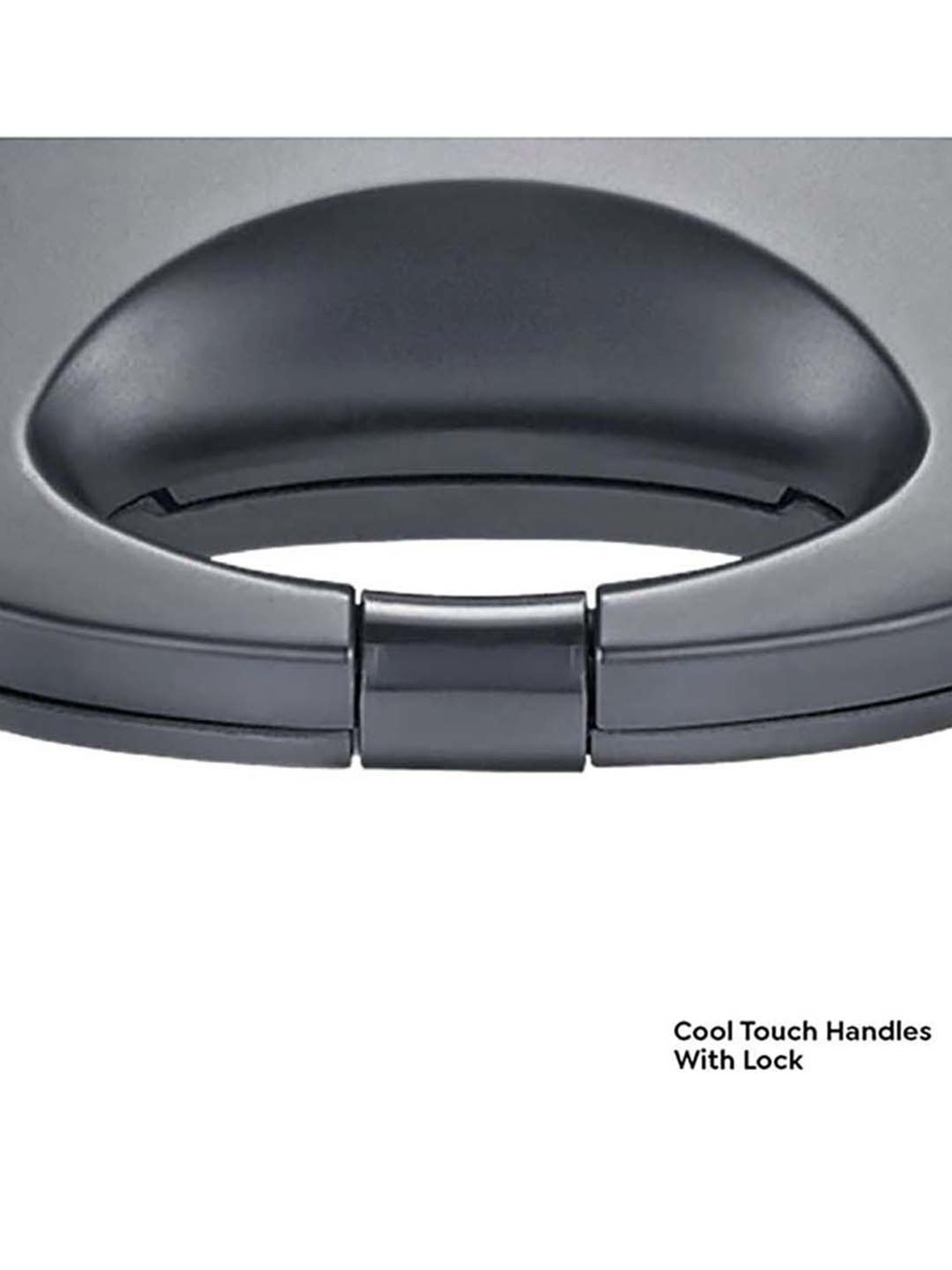 Borosil Sandwich Maker 700W Non Stick Coating (Black)