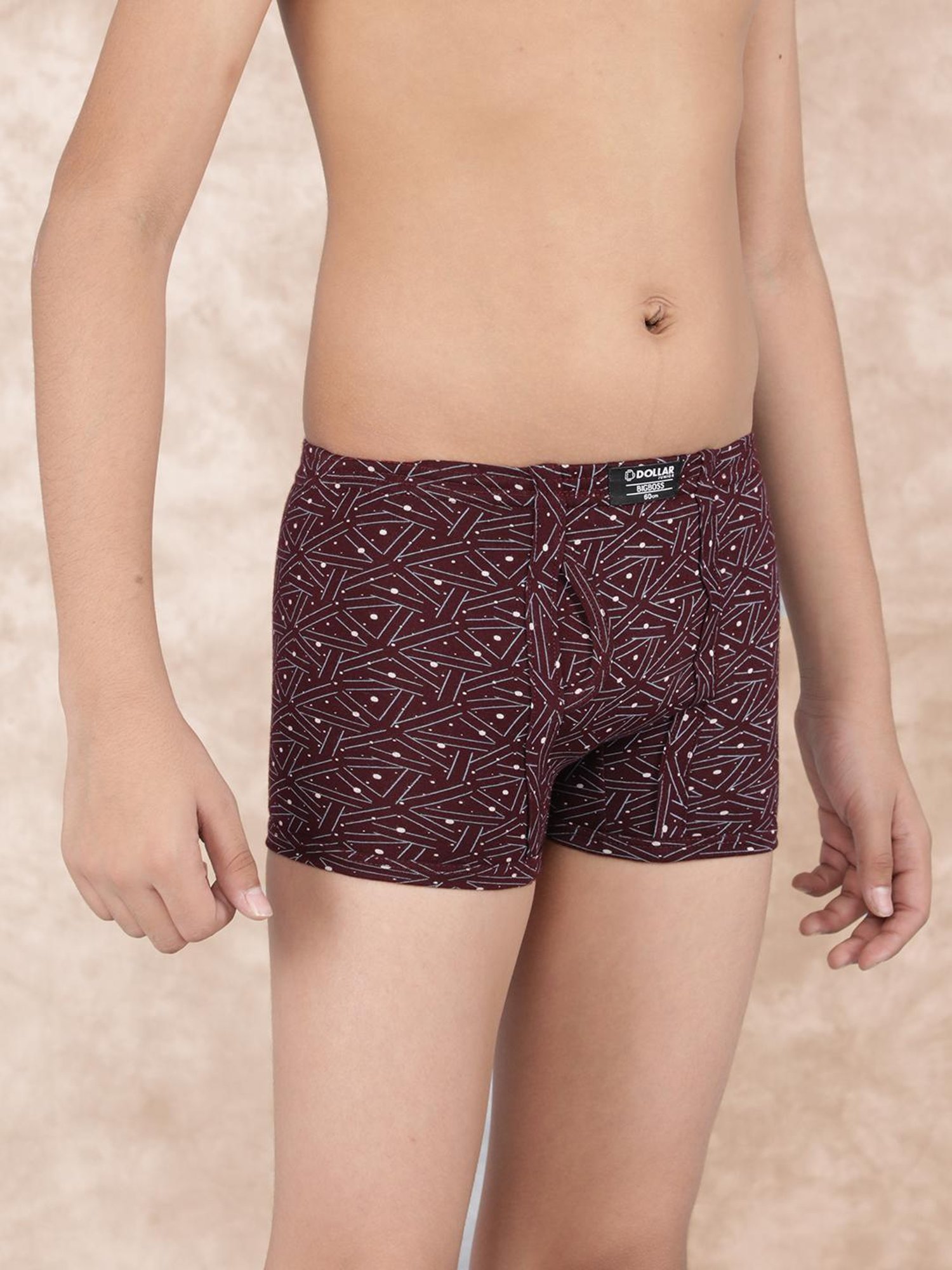 Dollar Bigboss Boys Multicolor Printed Trunks (Pack Of 4)