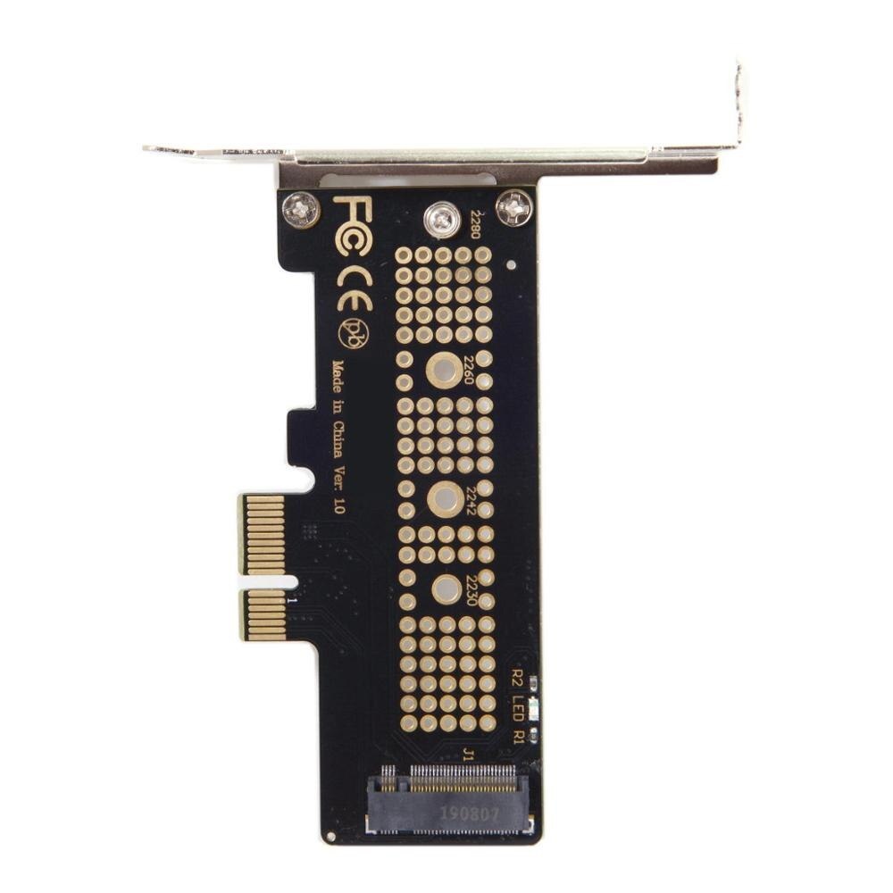 Low Profile PCI-E 3.0 x4 Lane to M.2 NGFF M-Key SSD Nvme AHCI PCI Express Adapter Card