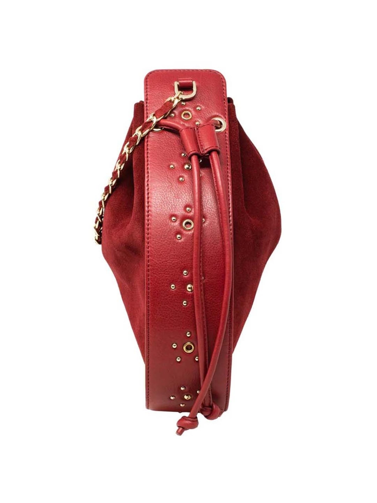 Tohl Red Solid Medium Sling Handbag